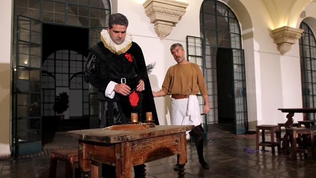 Un momento de la representación del clásico de Don Juan en la Diputación de Córdoba
