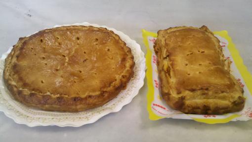 Dos empanadas del Horno de la Cruz