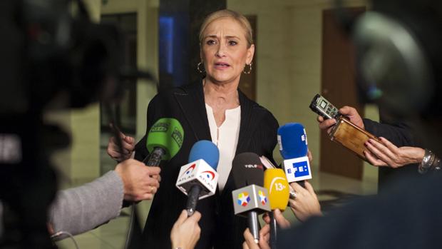 La presidenta de la Comunidad de Madrid, Cristina Cifuentes