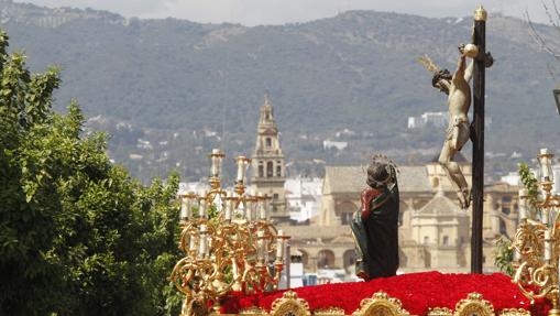 Santísimo Cristo del Amor, durante su procesión