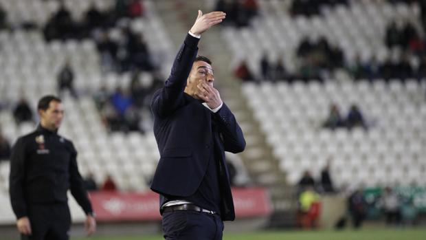 El entrenador del Córdoba CF, Luis Carrión