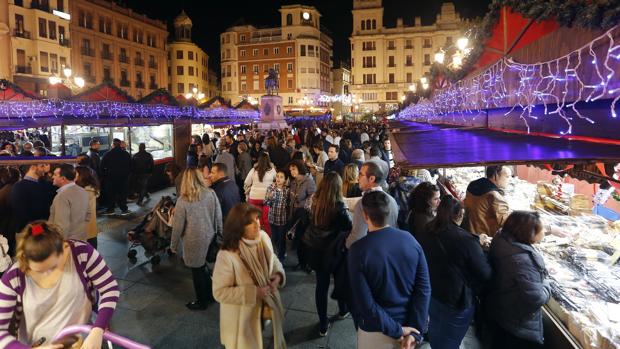 Mercado navideño de Las Tendillas este martes Día de la Constitución