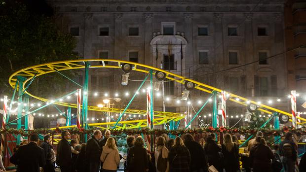 Ambiente navideño en el Bulevar del Gran Capitán