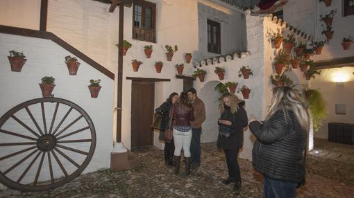 Visitantes, ayer, en la Posada del Potor