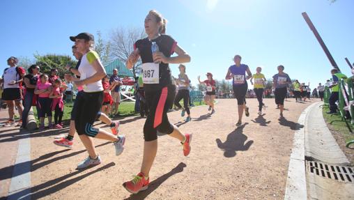 Carrera en el parque de la Asomadilla