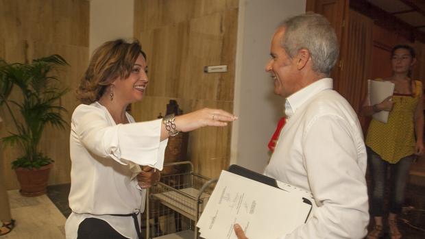 Isabel Ambrosio y Rafael Blázquez al comienzo del presente mandato