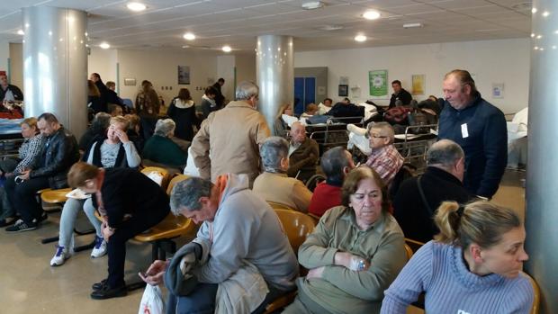 Imagen, ayer, de la sala de espera de las Urgencias del Reina Sofía