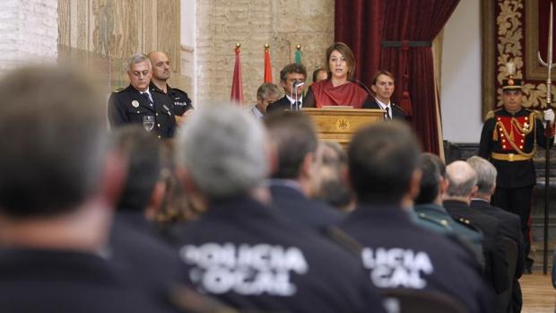 Celebración del patrón de la Policía Local en el Alcázar de los Reyes Cristianos