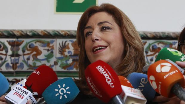 La presidenta de la Junta, Susana Díaz, este martes