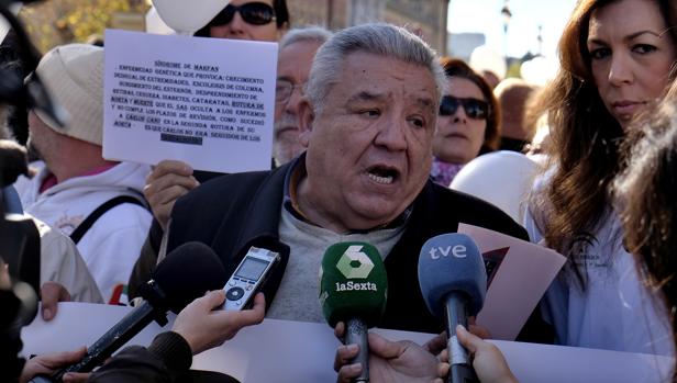 José Baena, uno de los impulsores de la pasada manifestación en Sevilla por una sanidad pública digna