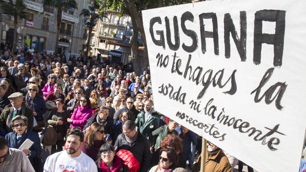 Manifestación por la sanidad en Huelva