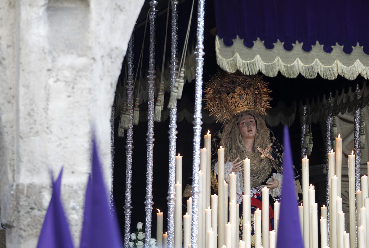 Nuestra Señora del Mayor Dolor, durante su procesión