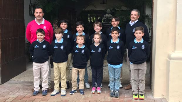 Los componentes del Club de Campo de Córdoba en el pequecircuito