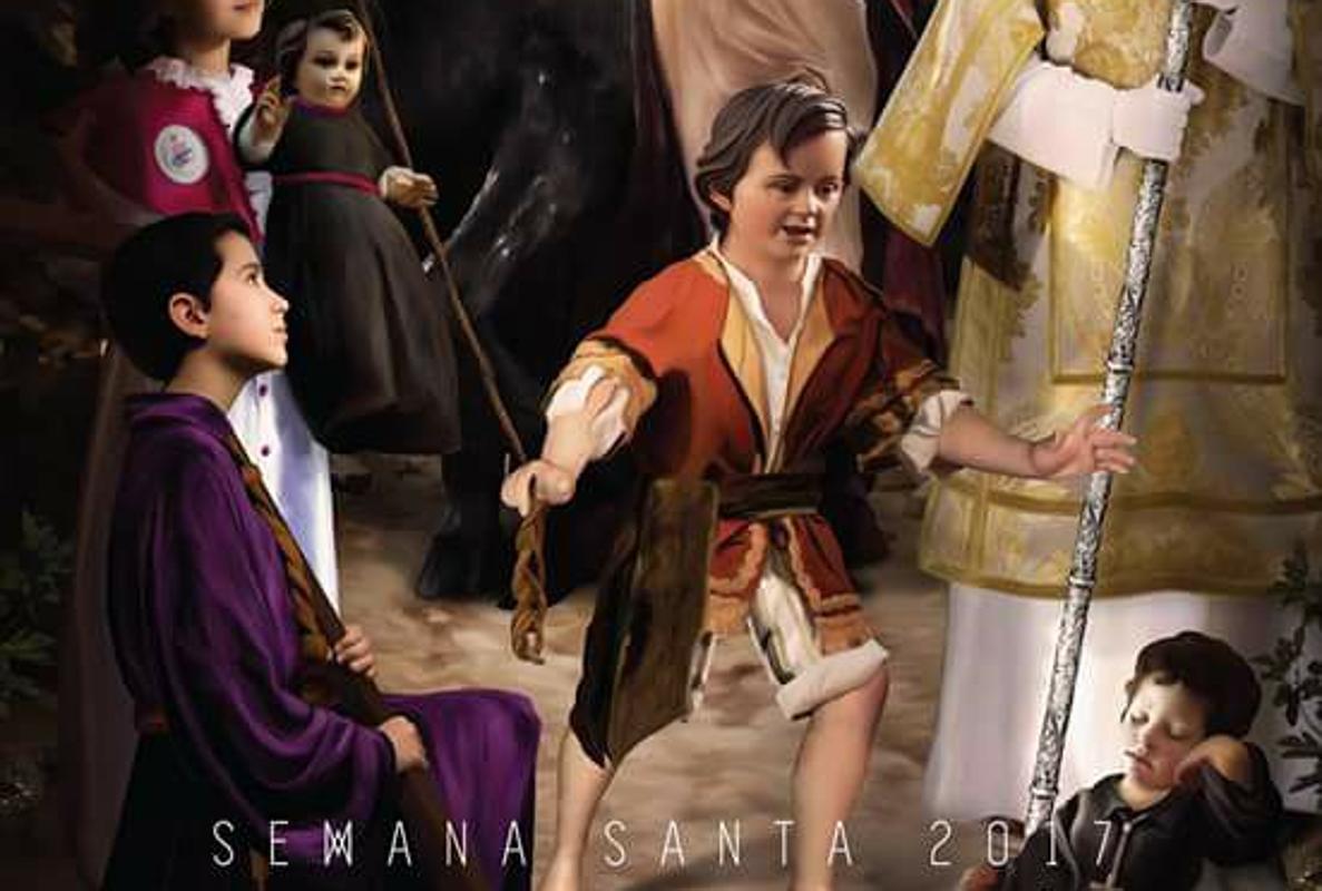 Detalle del cartel de la Semana Santa de Castro del Río