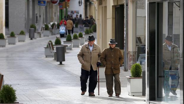 Calle Corredera con aspecto de peatonalización