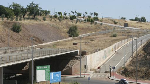 Parte del tramo de la Ronda Norte ya construido