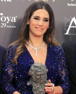 India Martínez, con su Goya