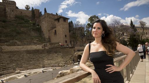 Diana Navarro en la Alcazaba de Málaga