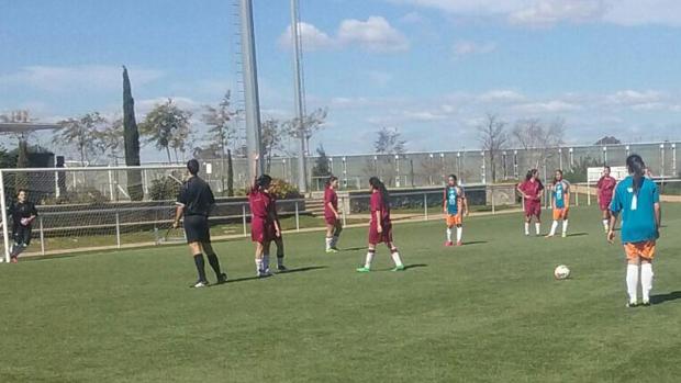 El conjunto de la UCO de fútbol 7 femenino