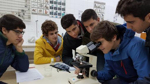 Alumnos de Torrealba en una clase