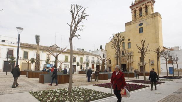 Al fondo de la plaza de San Agustín, las dos casas que deben transformarse en un centro cívico