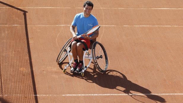 Cisco García, cordobés que es el número 15 de España en tenis sobre silla de ruedas