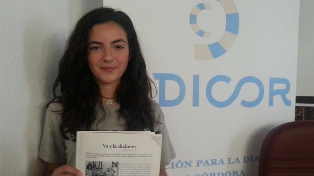 María Polonio, de 14 años, durante la charla este sábado en la Facultad de Derecho