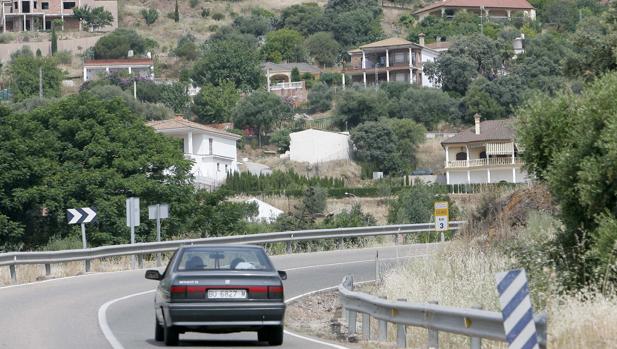 Carretera de Trassierra, donde fue hallado el menor