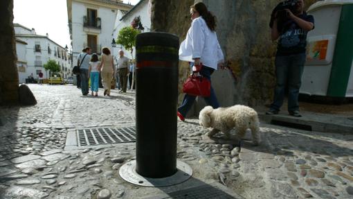 Una pilona en la zona de San Basilio