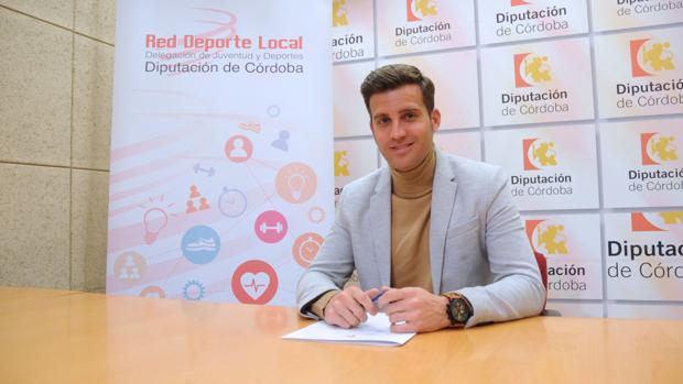 El diputado de Deportes, Martín Torralbo, en la presentación de Red de Deporte Local