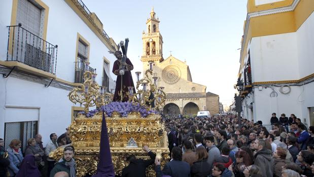 El Señor del Calvario, el Miércoles Santo pasado