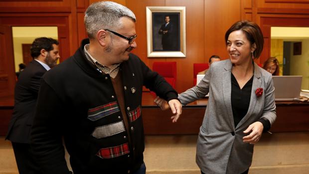 Isabel Ambrosio, en el Pleno de despedida a Alberto de los Ríos