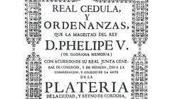 Ordenanza sobre platería de Felipe V