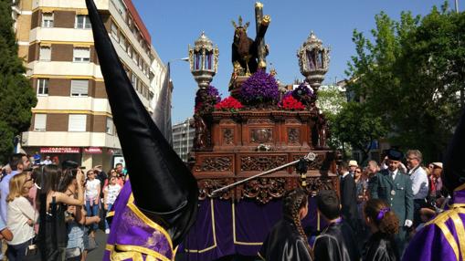 Jesús Caído tras descender de San Cayetano