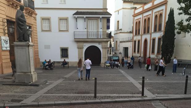 Asoecto de la Trinidad el pasado lunes sin veladores