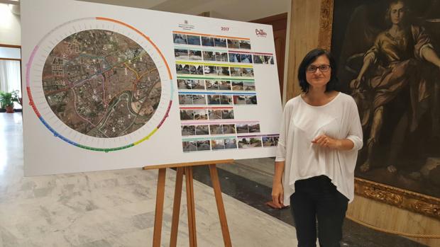 Amparo Pernichi, durante la presentación del plan.