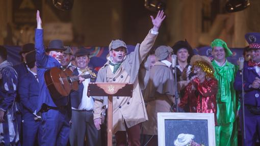 Pregón del pasado carnaval de Córdoba.