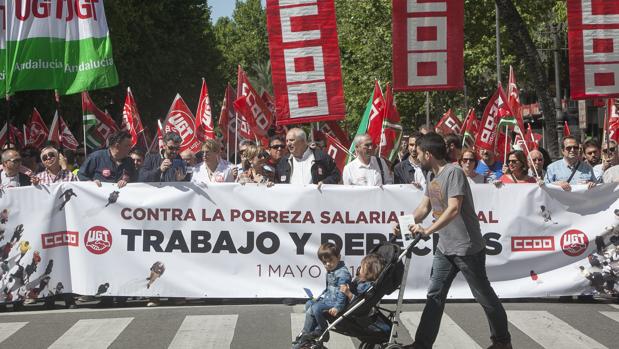 Manifestación del 1 de mayo del año pasado