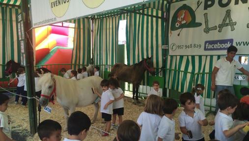 Niños en las instalaciones del Pony Club la Loma