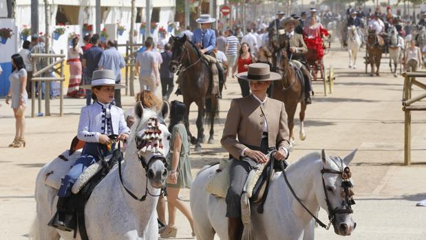 Caballistas en la Feria de Nuestra Señora de la Salud