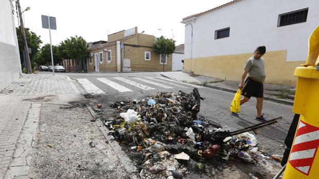 Imagen tomada en una de las calles más conflictivas de la zona