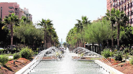 Vista de la Rambla de Belén almeriense