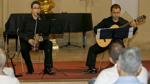 Imagen de un concierto en la iglesia de la Magdalena