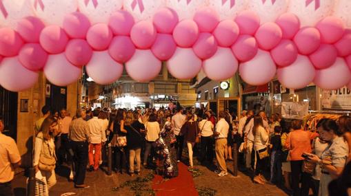 Ambiente durante la última «Shopping night» del Centro