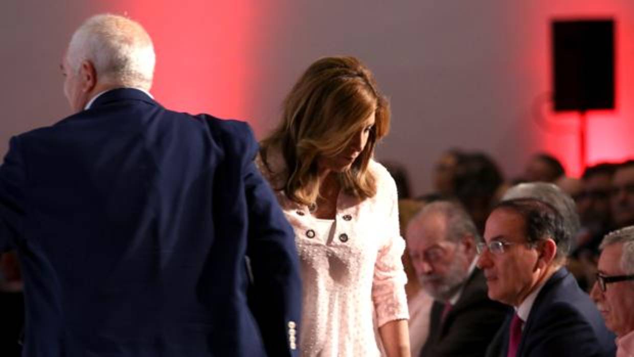 Susana Díaz, este miércoles en Sevilla