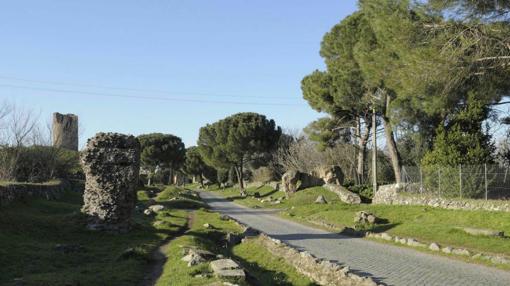 Restos de una calzada romana