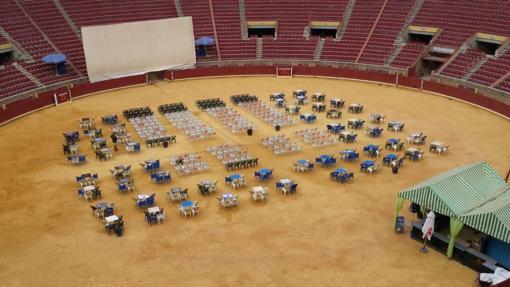 Vista general del cine de la Plaza de Toros