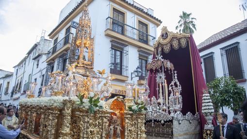 El Corpus Christi, durante su procesión