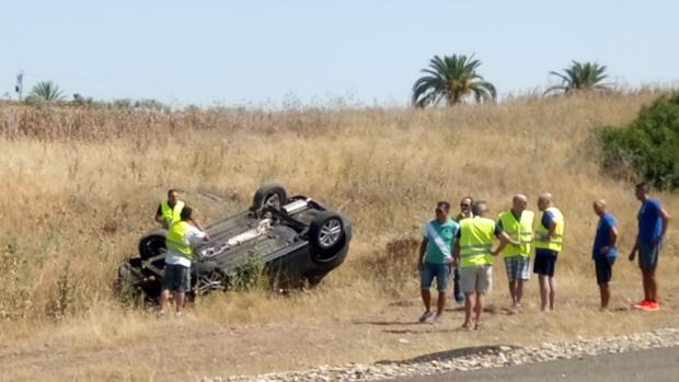 Dos heridos en un accidente de tráfico en la A-4