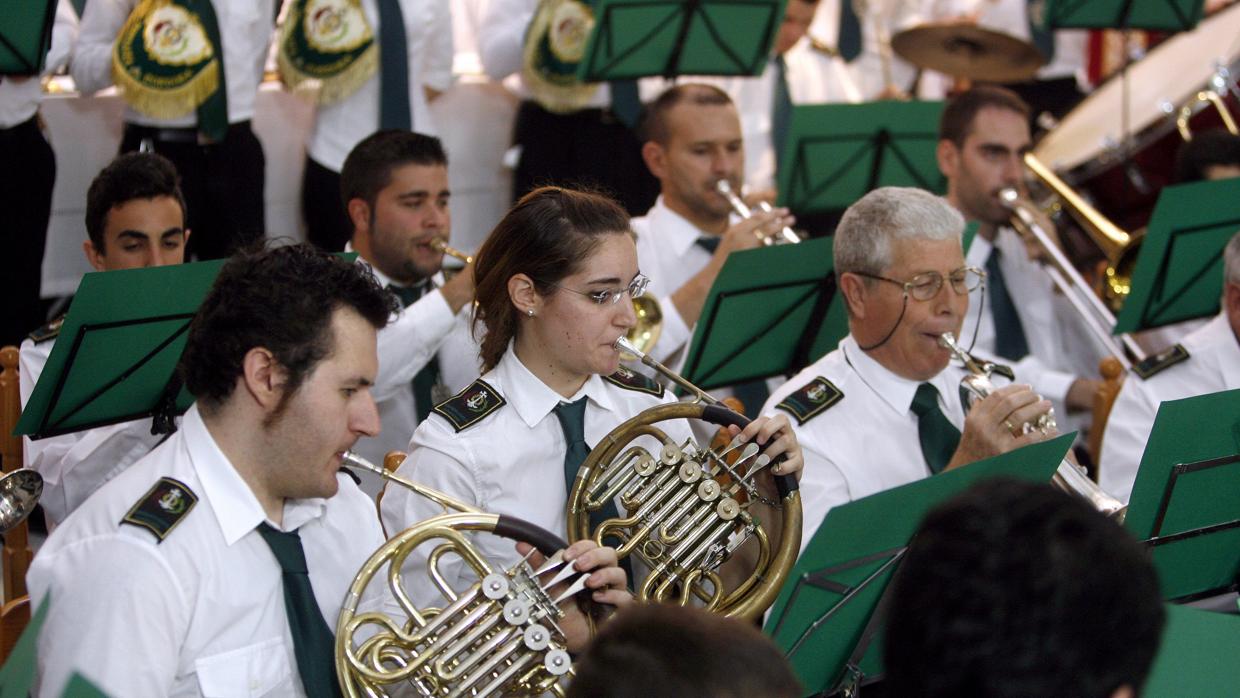 Músicos de la Esperanza, durante un concierto